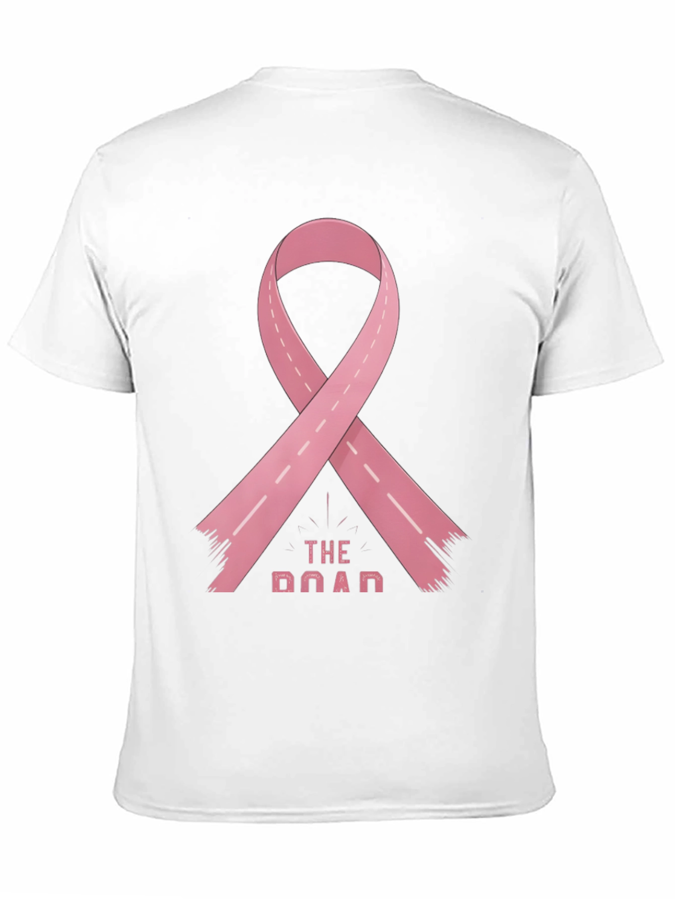 The Road Pink Ribbon Graphic Tee - Awareness Shirt