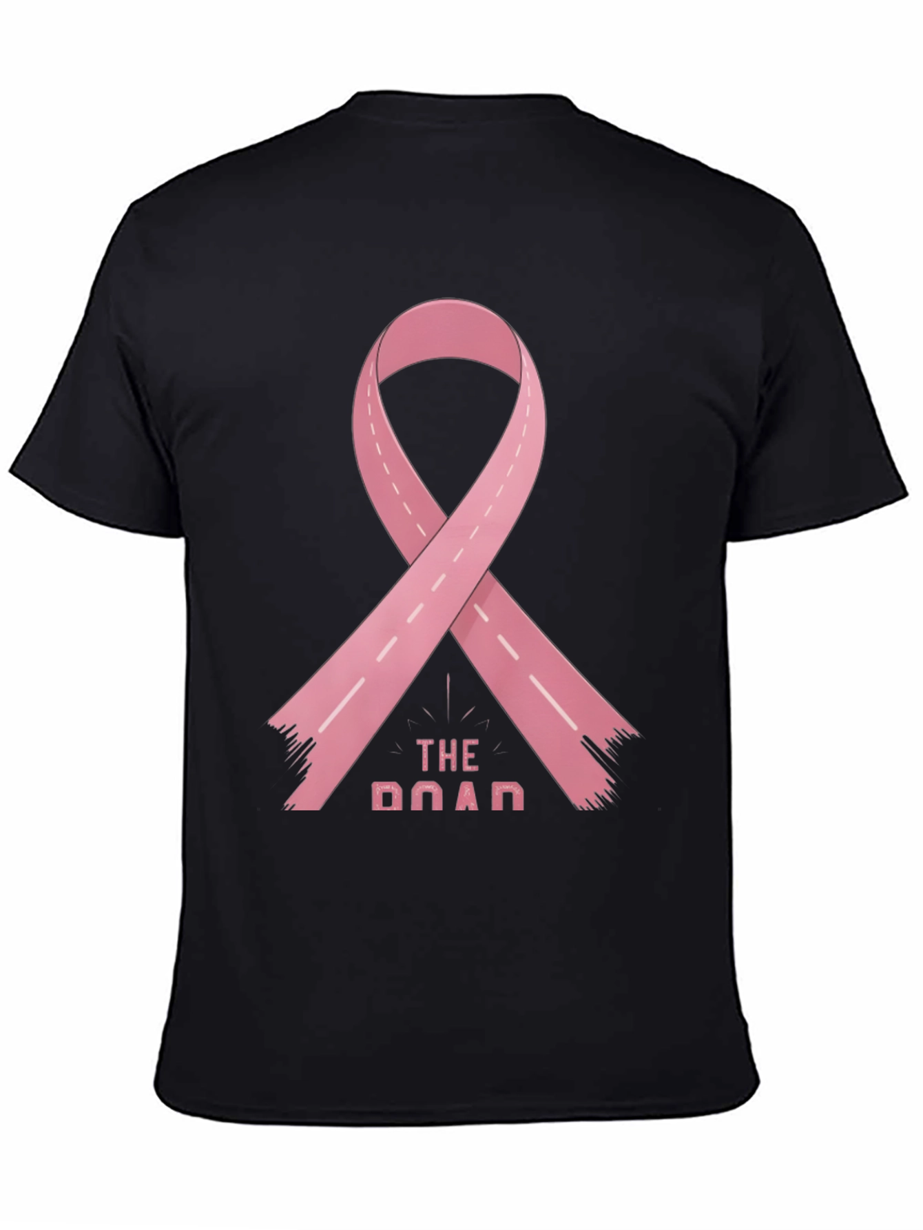 The Road Pink Ribbon Graphic Tee - Awareness Shirt
