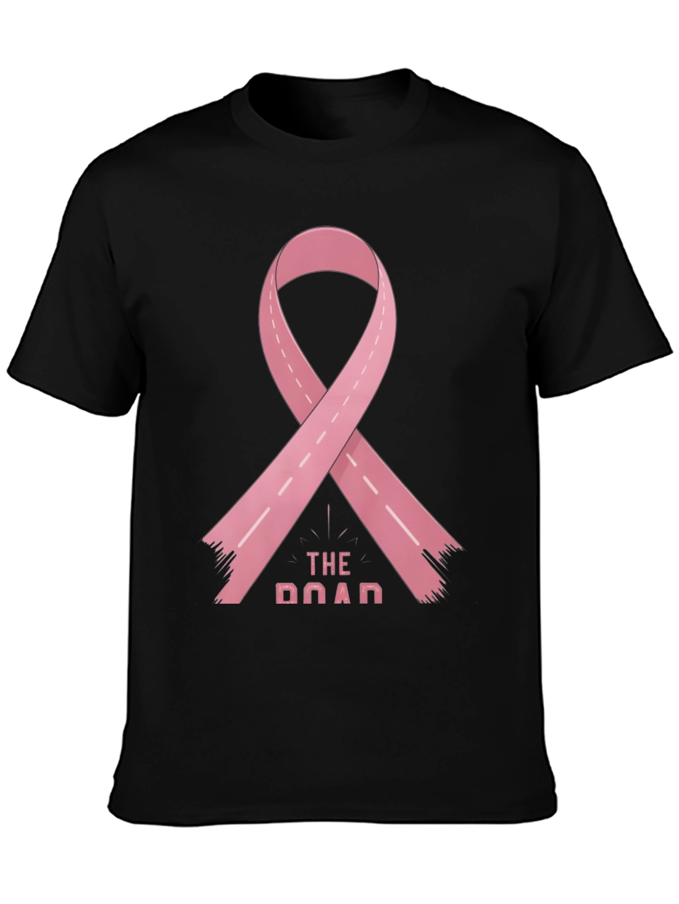 The Road Pink Ribbon Graphic Tee - Awareness Shirt