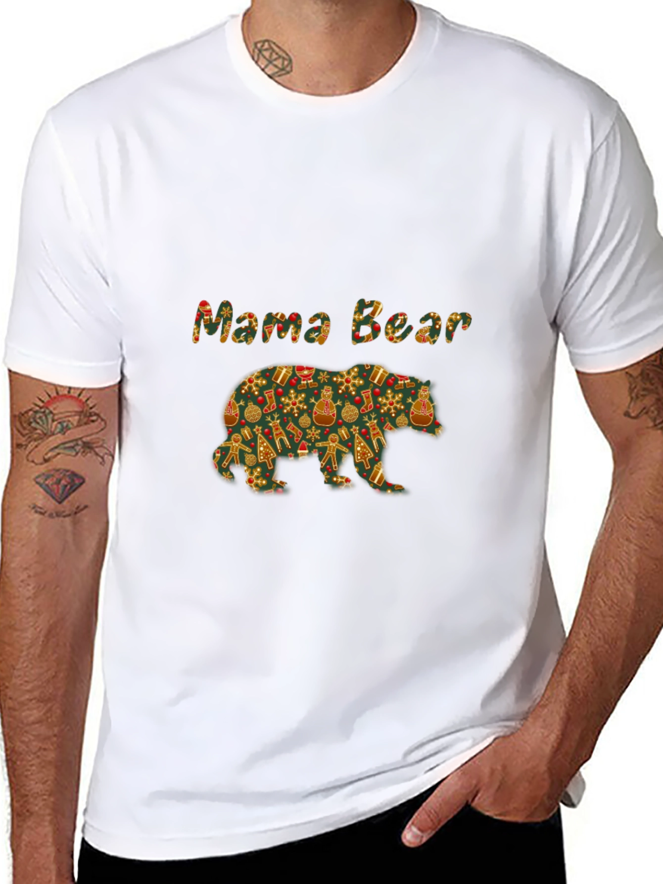 Mama Bear Christmas Shirt