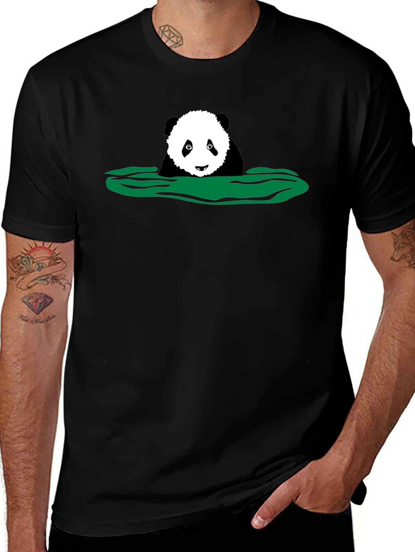 Panda Graphic T-Shirt - Casual Style