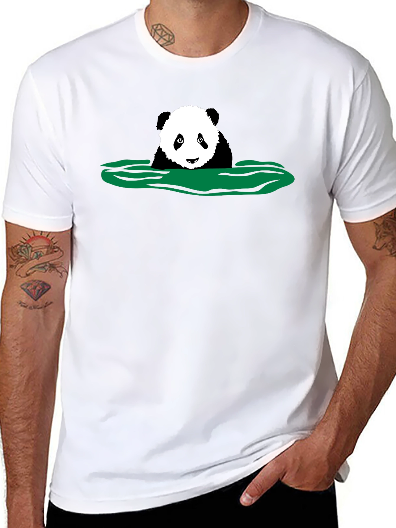 Panda Graphic T-Shirt - Casual Style