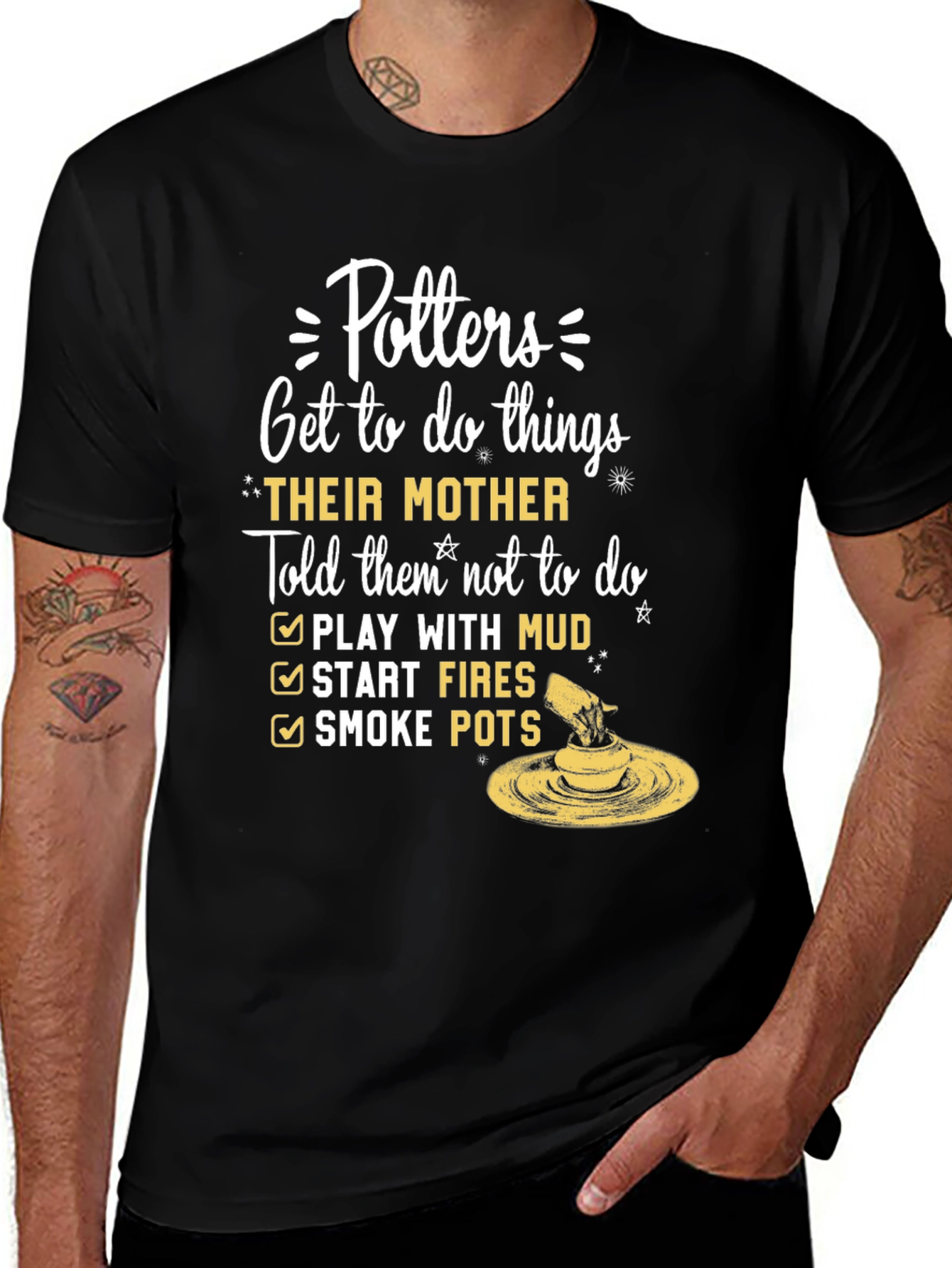 Potters Humor T-Shirt - Mothers Forbidden Fun