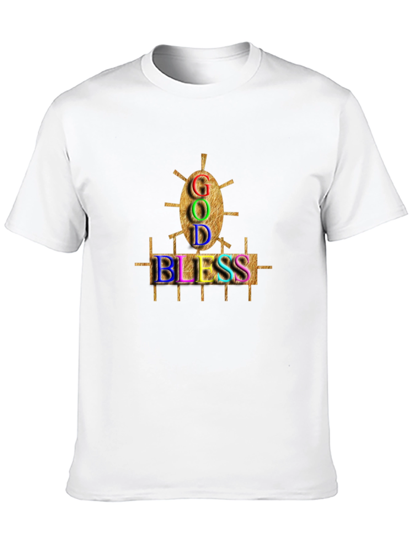 God Bless Graphic Black T-Shirt