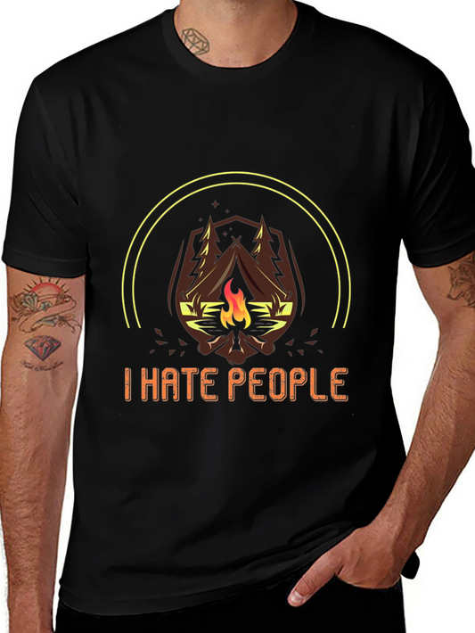 I Hate People Camping T-Shirt