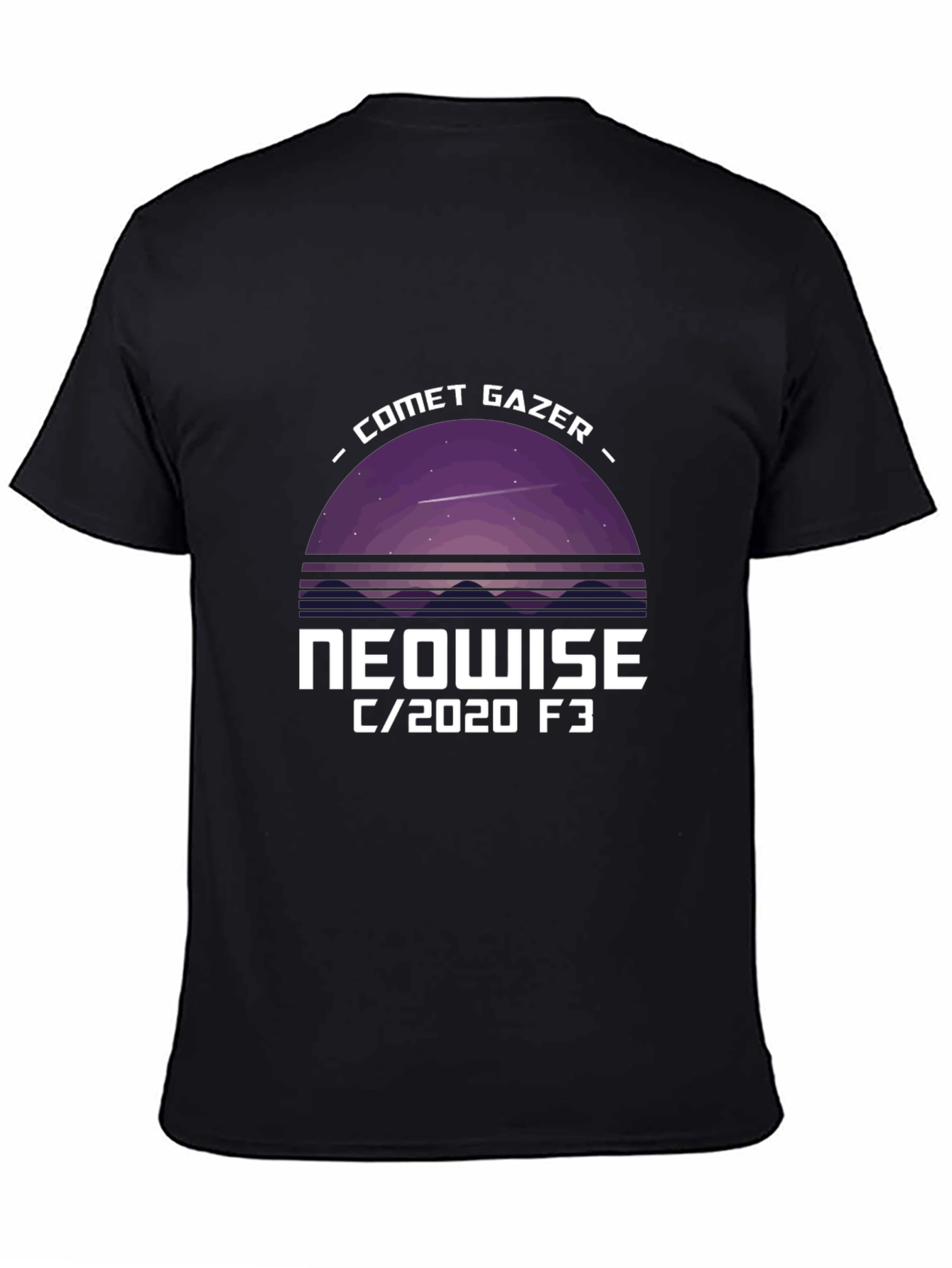 Comet Gazer NEOWISE Graphic Tee - Black