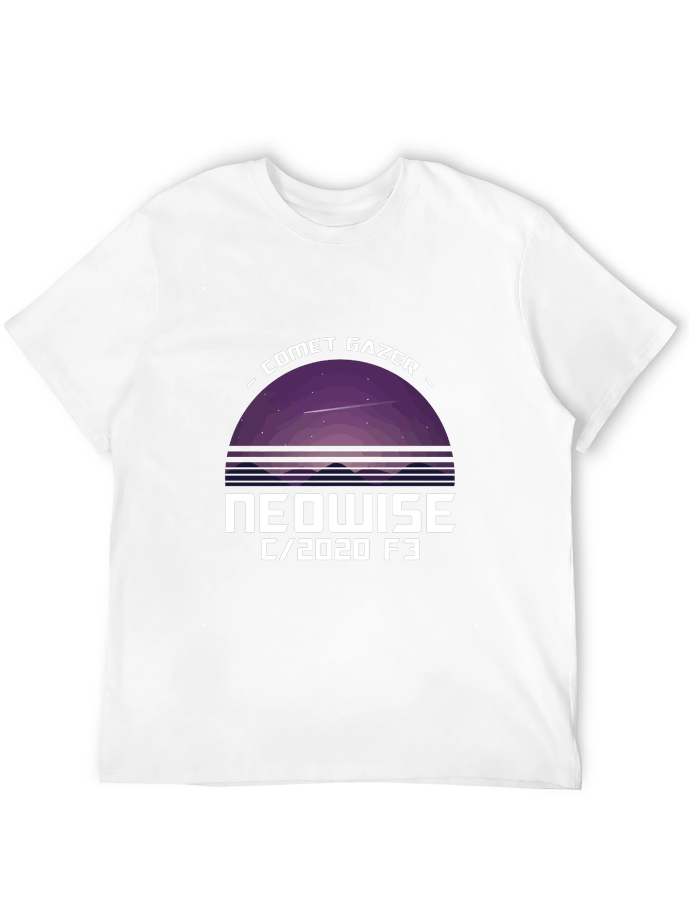 Comet Gazer NEOWISE Graphic Tee - Black