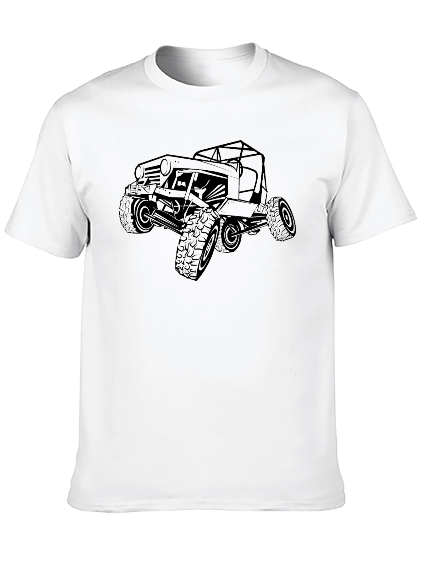 Off-Road Vehicle Graphic Tee - Black