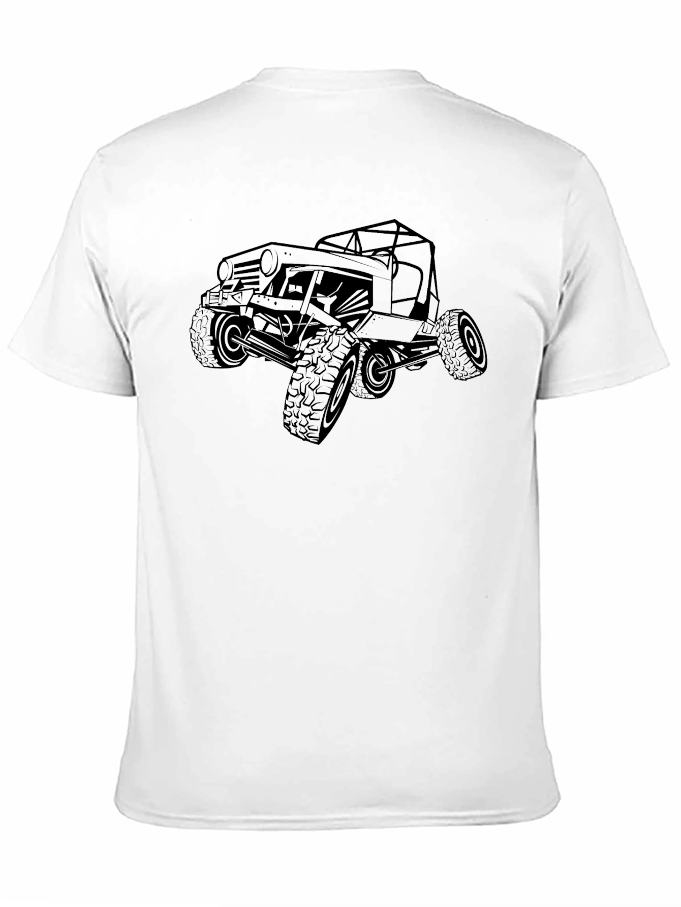 Off-Road Vehicle Graphic Tee - Black