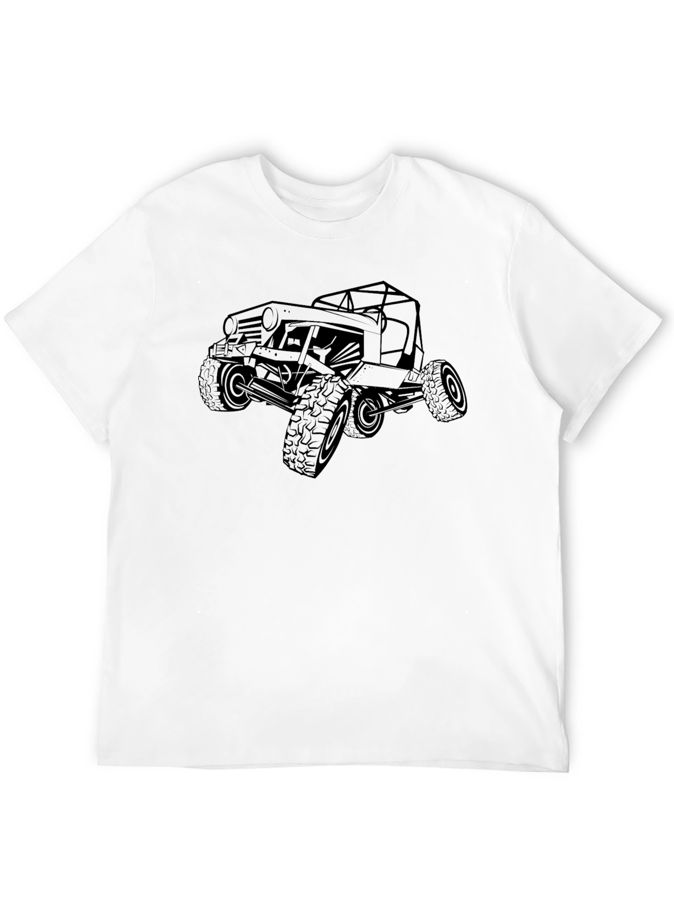 Off-Road Vehicle Graphic Tee - Black