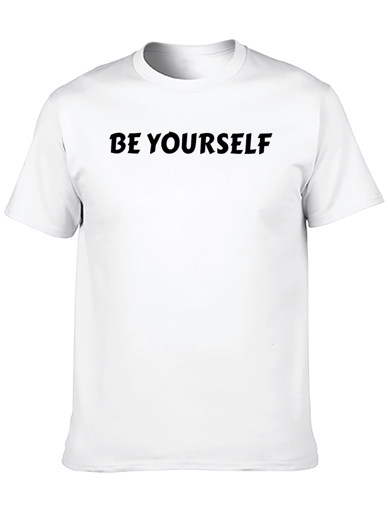 Be Yourself Black Tee