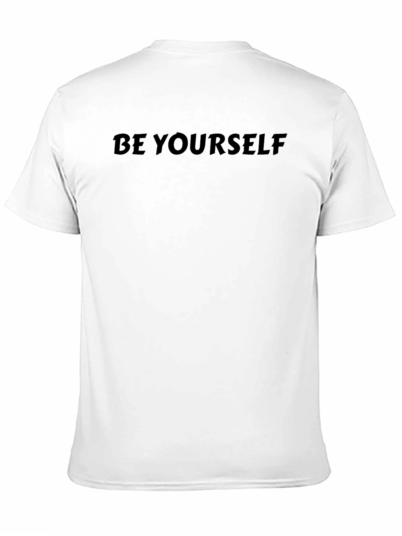 Be Yourself Black Tee