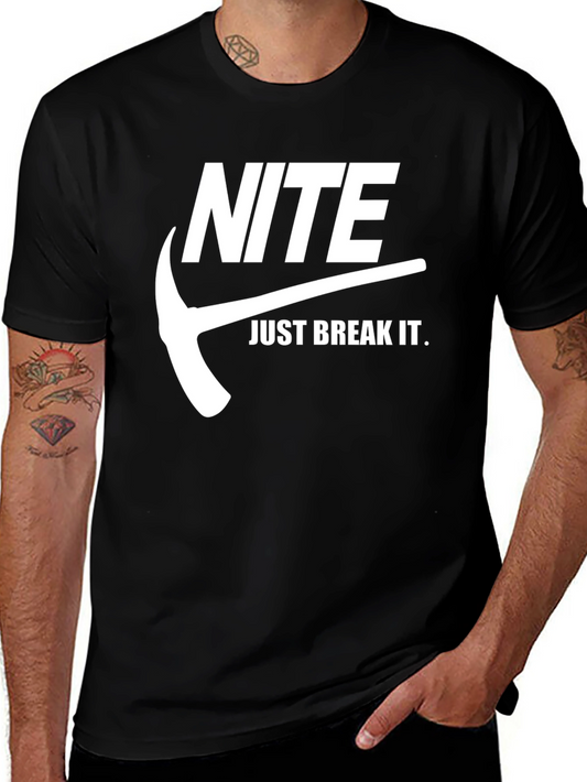 Nite Just Break It T-Shirt - Black