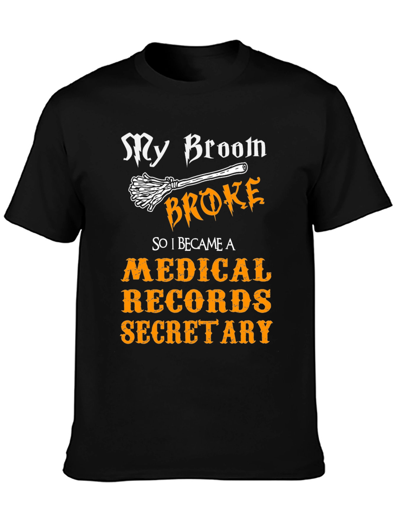 Medical Records Secretary Halloween T-Shirt