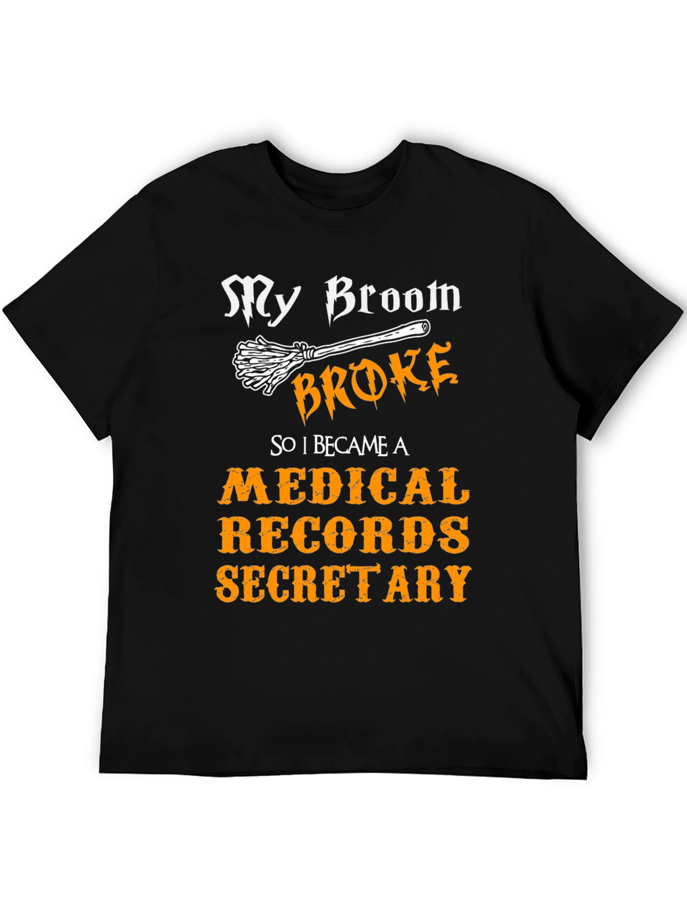 Medical Records Secretary Halloween T-Shirt