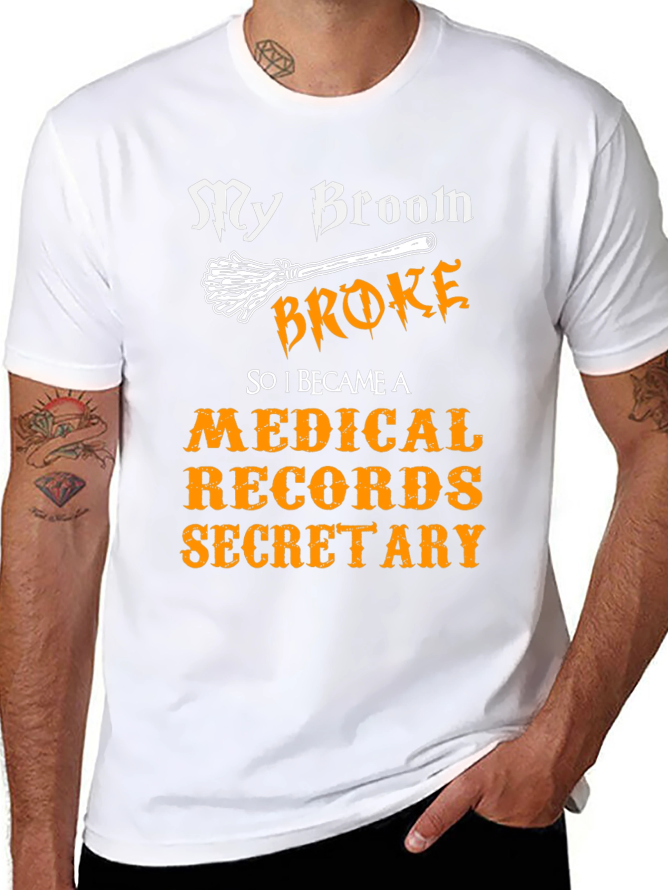 Medical Records Secretary Halloween T-Shirt