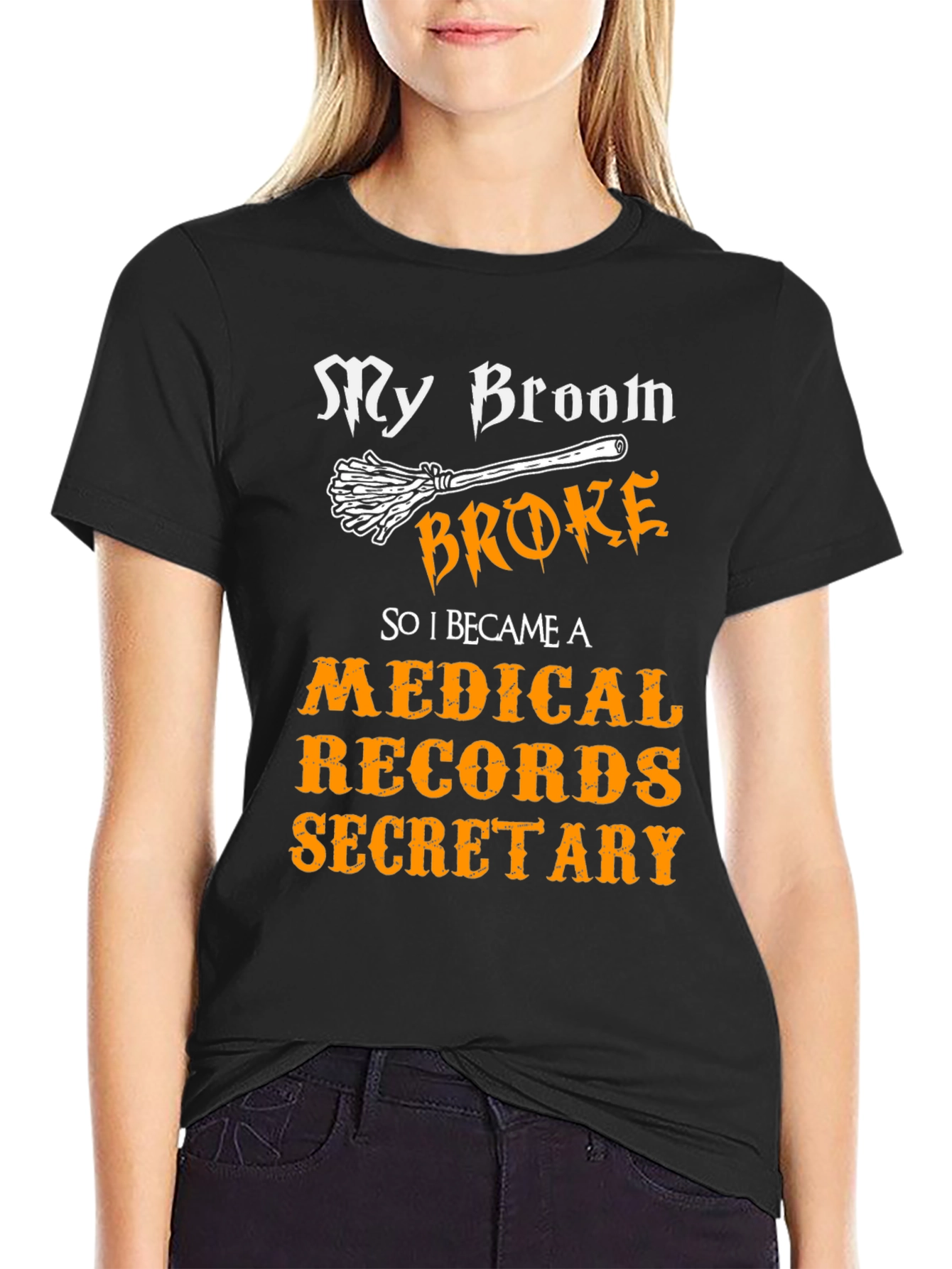 Medical Records Secretary Halloween T-Shirt