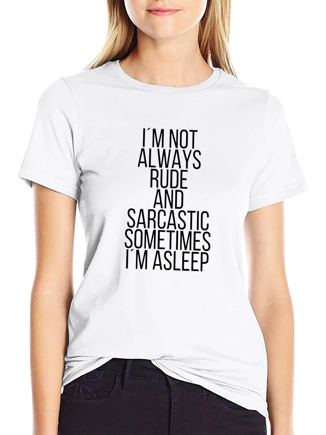 Rude & Sarcastic Tee: Im Asleep T-Shirt