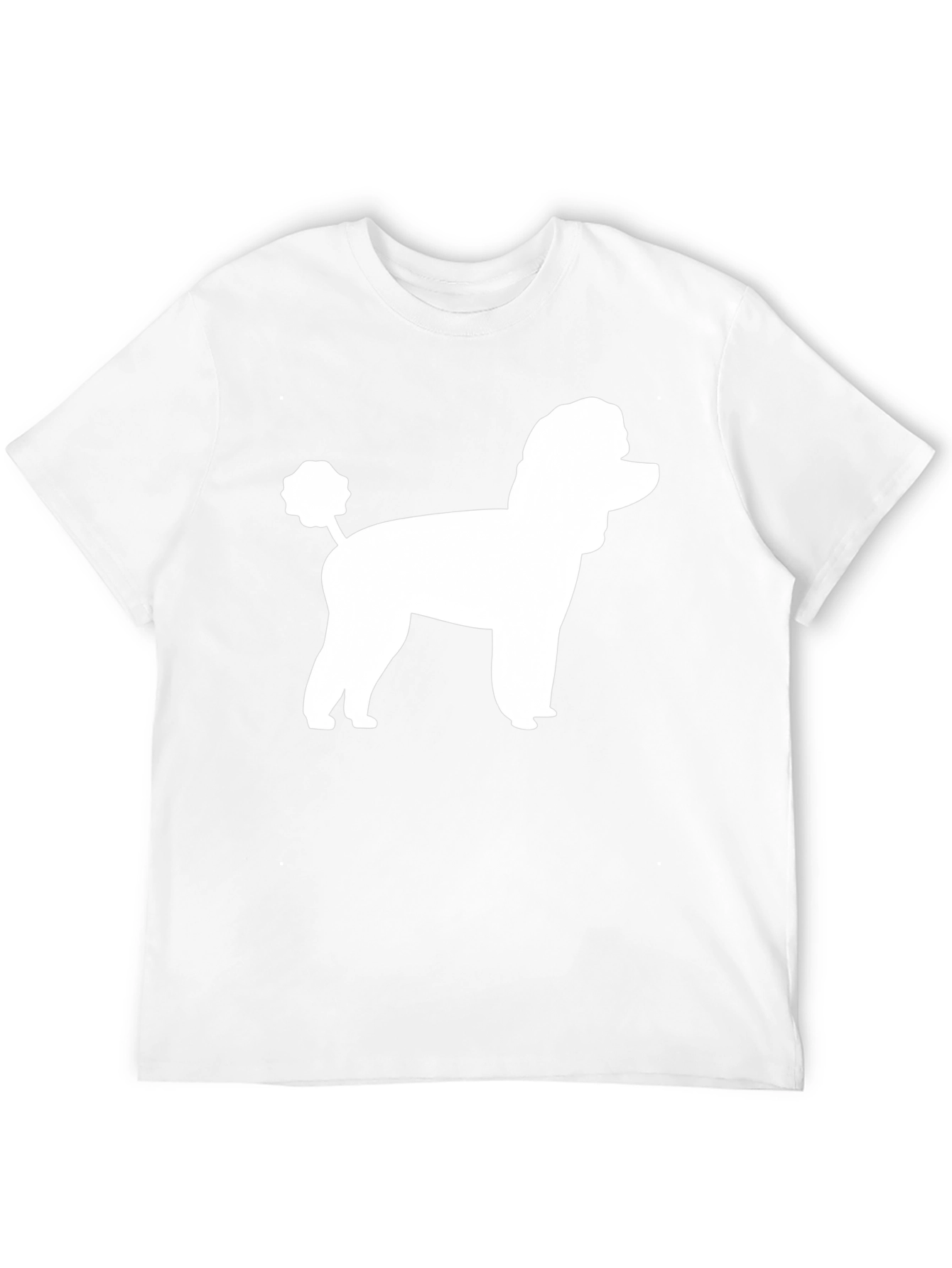 Poodle Silhouette Black T-Shirt