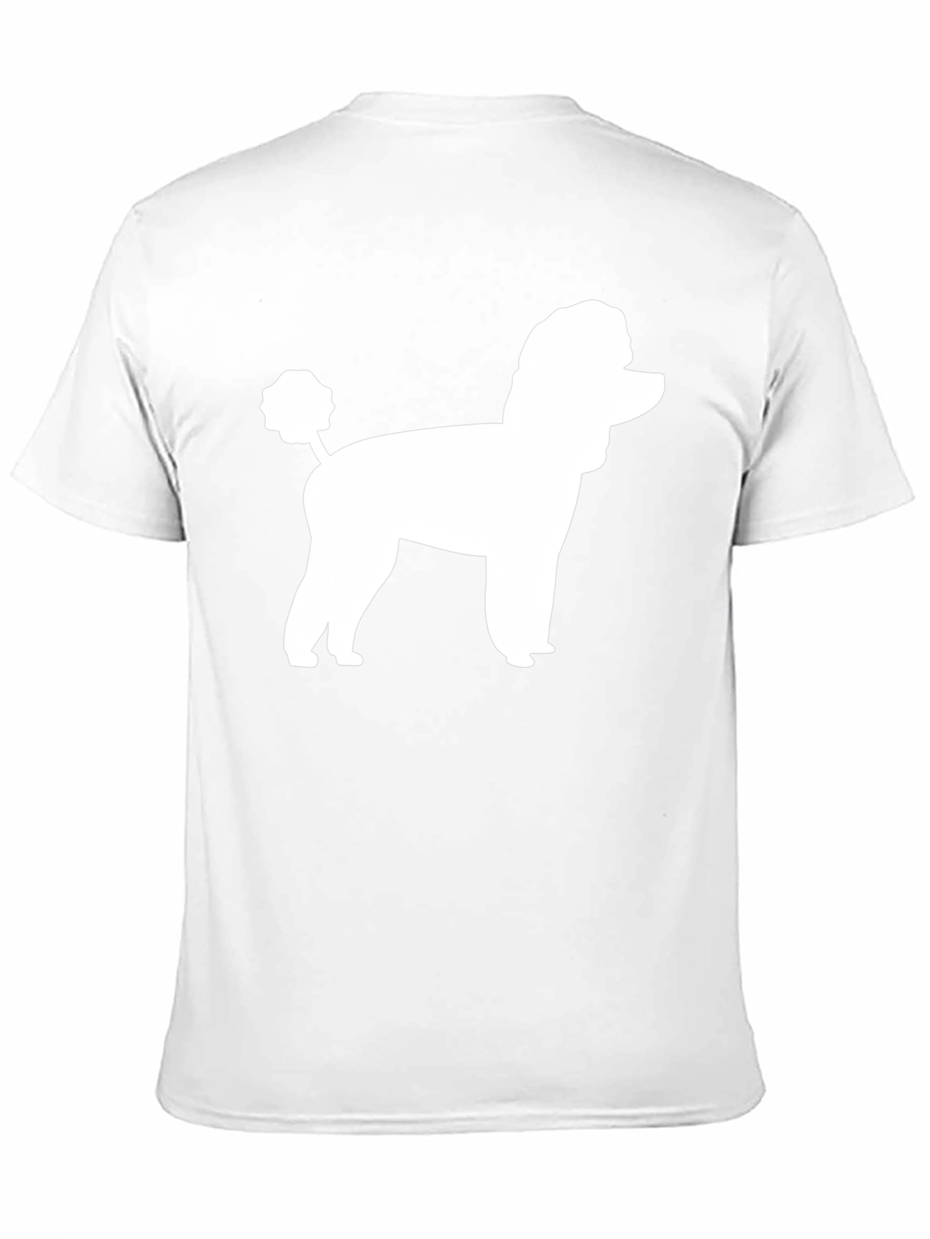Poodle Silhouette Black T-Shirt