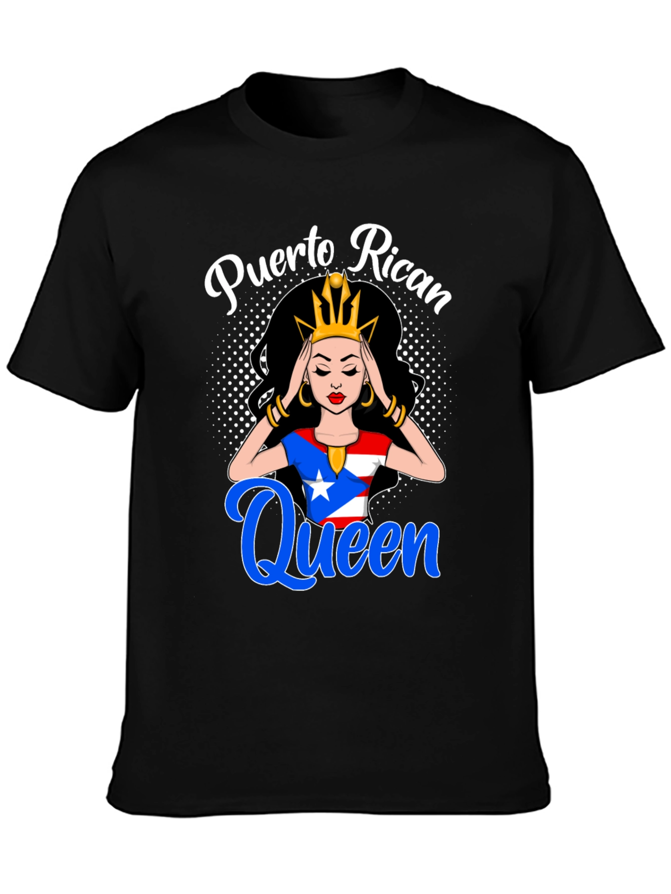 Puerto Rican Queen Graphic T-Shirt
