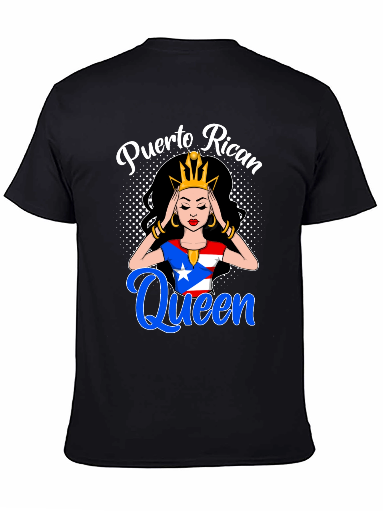 Puerto Rican Queen Graphic T-Shirt