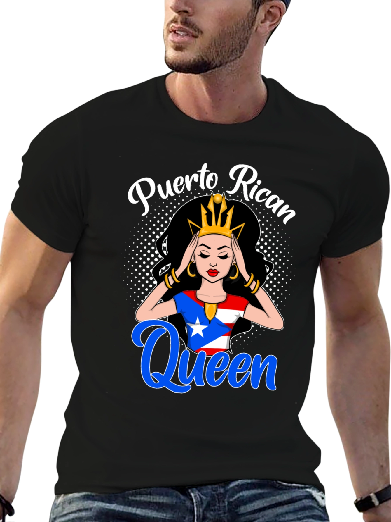Puerto Rican Queen Graphic T-Shirt