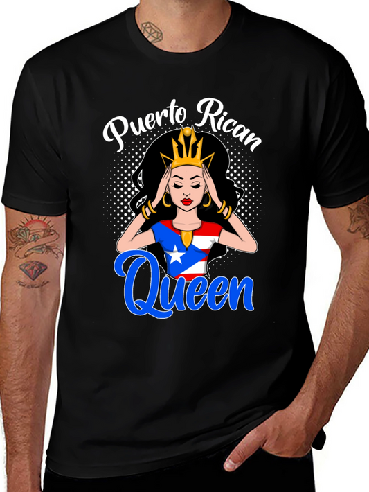 Puerto Rican Queen Graphic T-Shirt