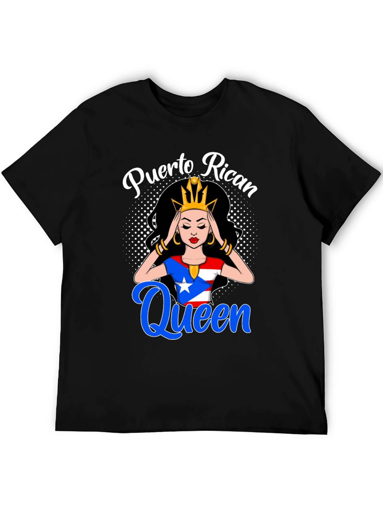Puerto Rican Queen Graphic T-Shirt