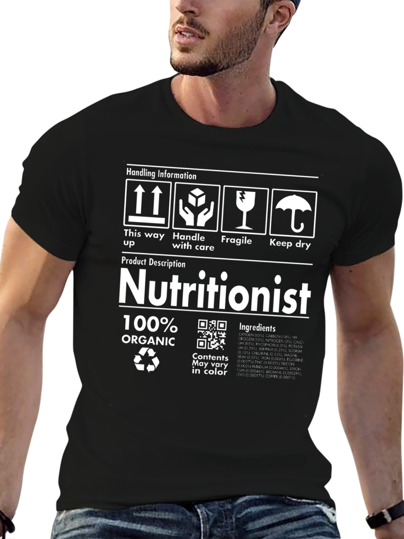 Nutritionist Organic Funny T-Shirt