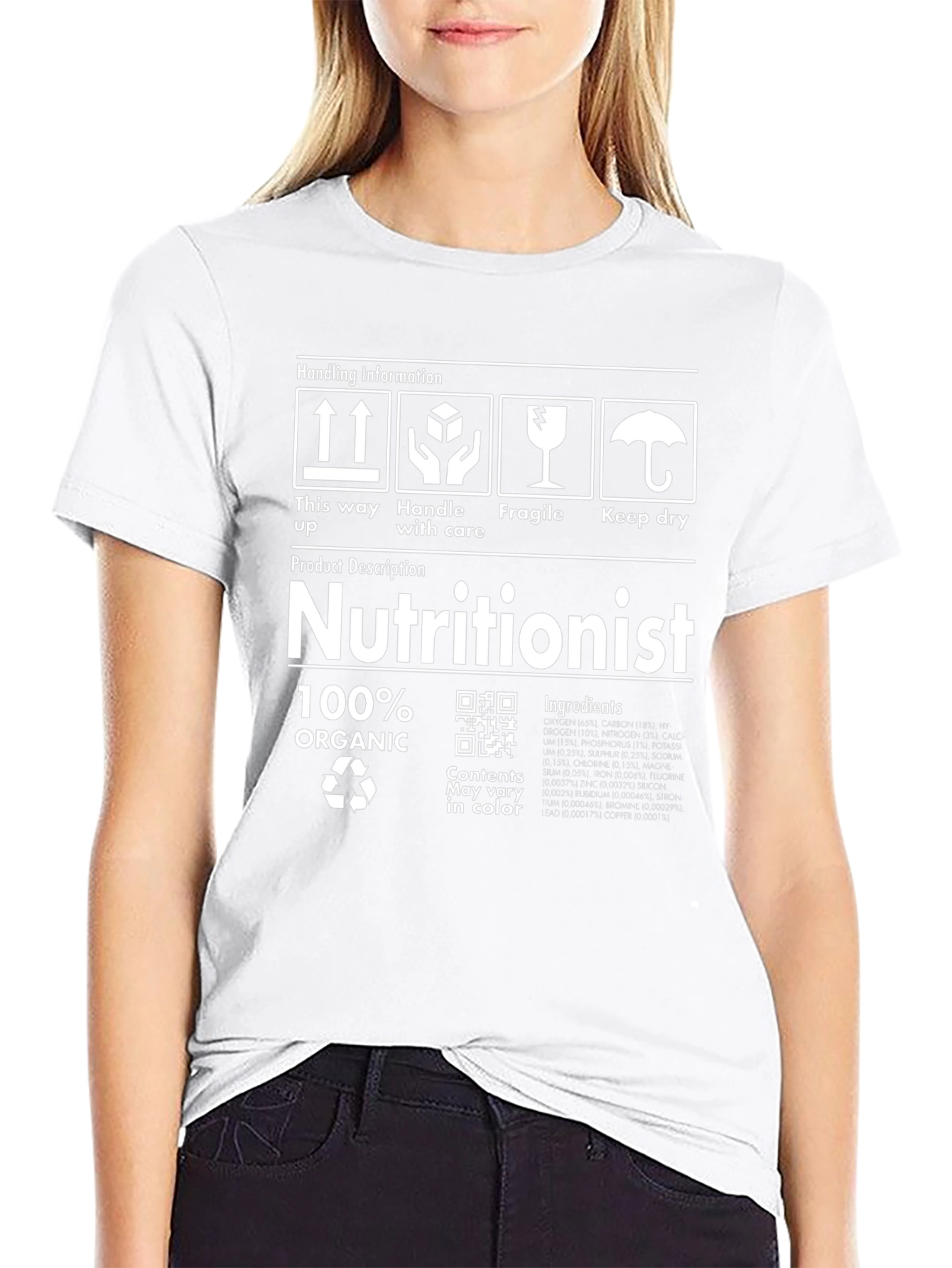Nutritionist Organic Funny T-Shirt