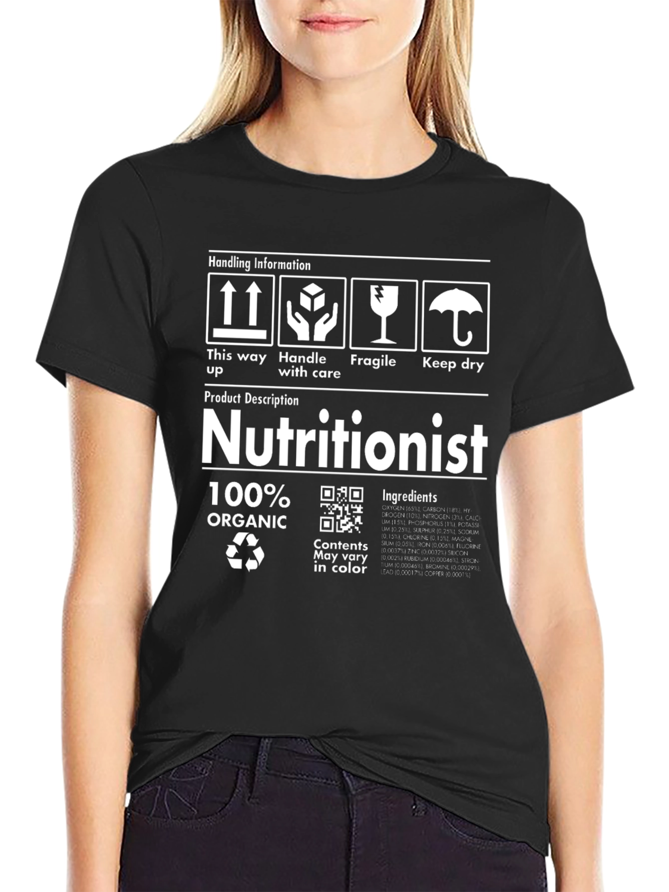 Nutritionist Organic Funny T-Shirt