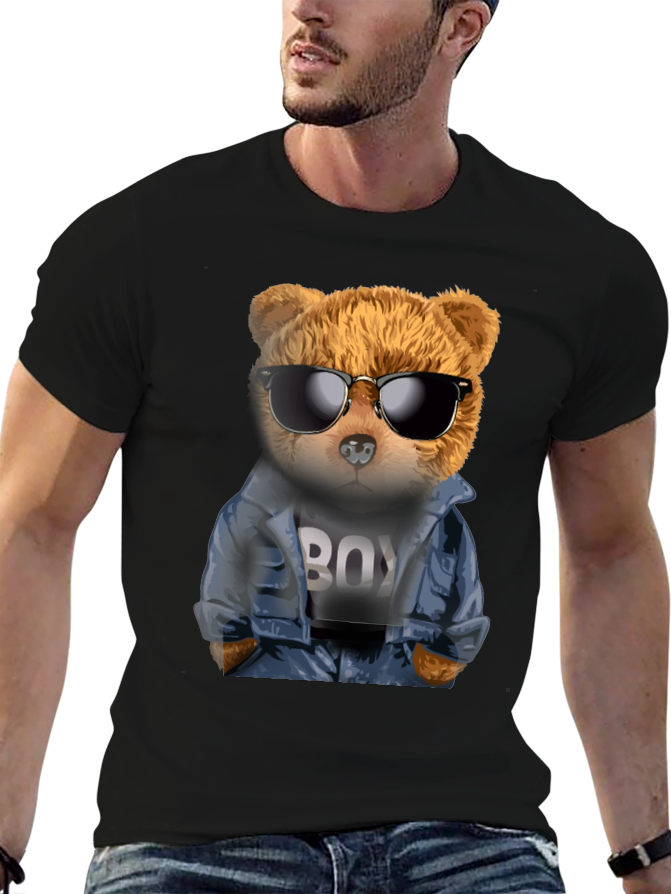 Cool Teddy Bear Boy T-Shirt - Urban Style
