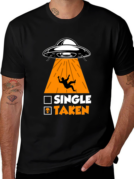 Single Taken Alien Abduction T-Shirt