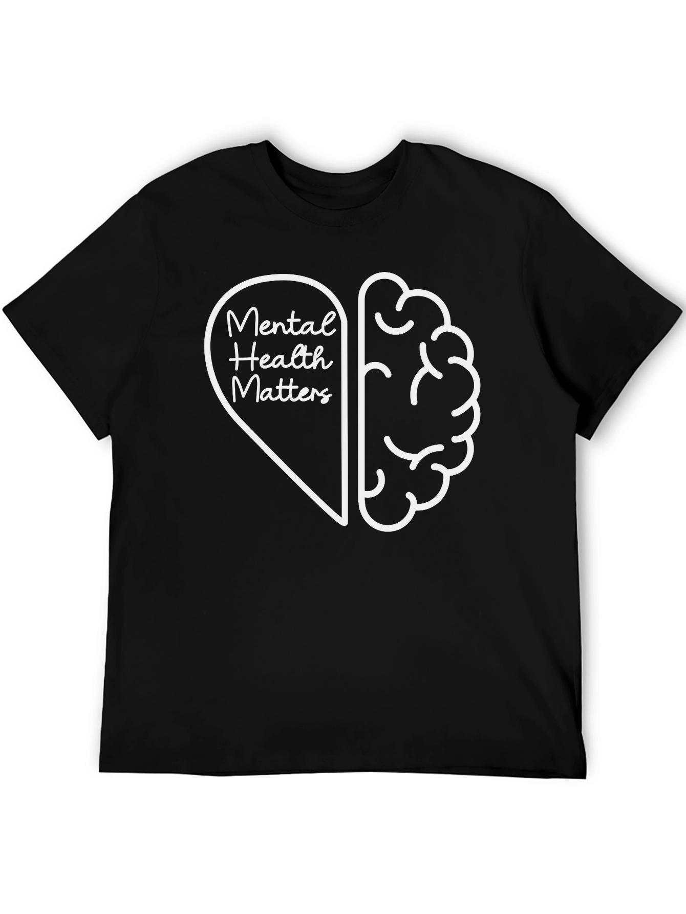 Mental Health Matters Graphic Tee - Black