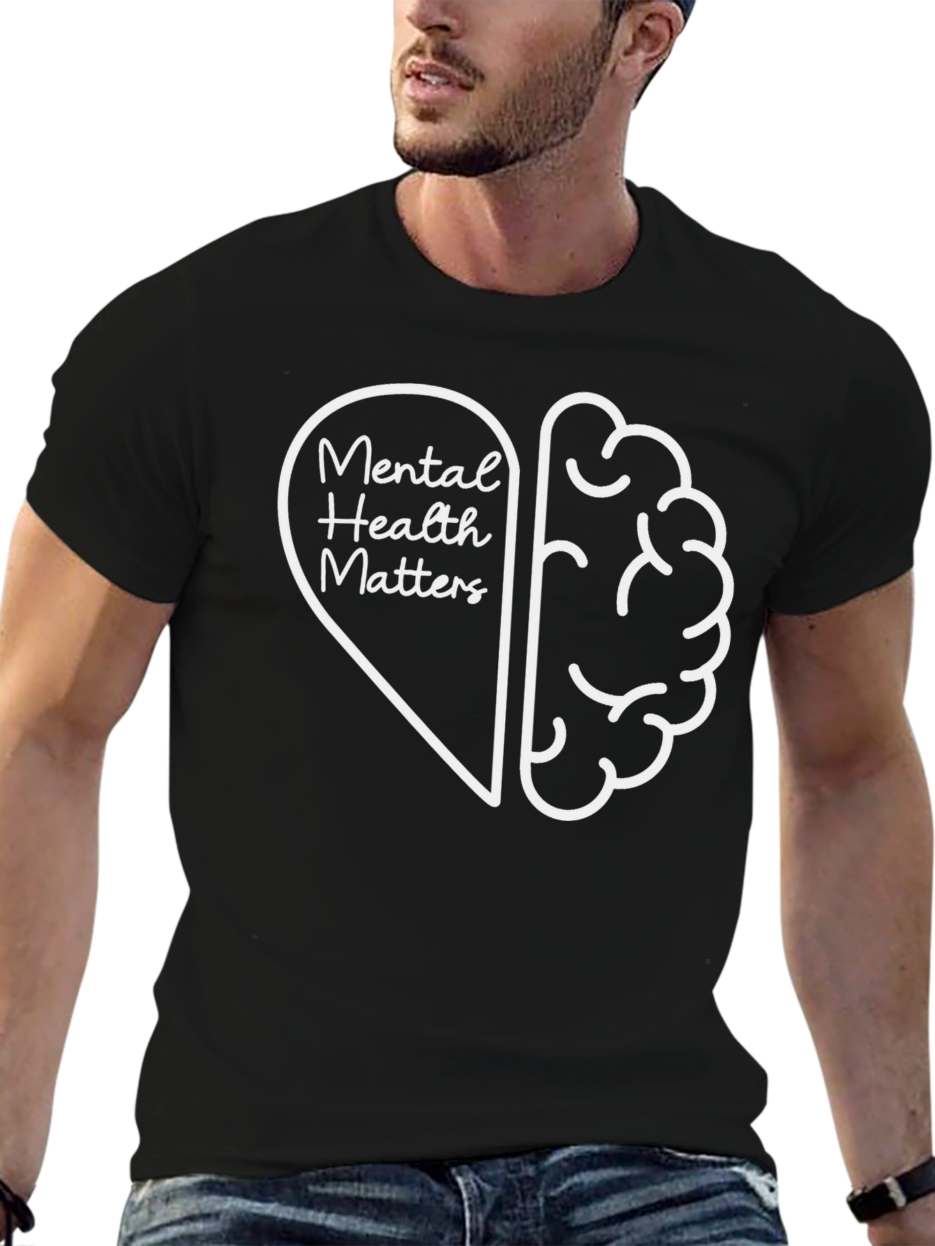 Mental Health Matters Graphic Tee - Black