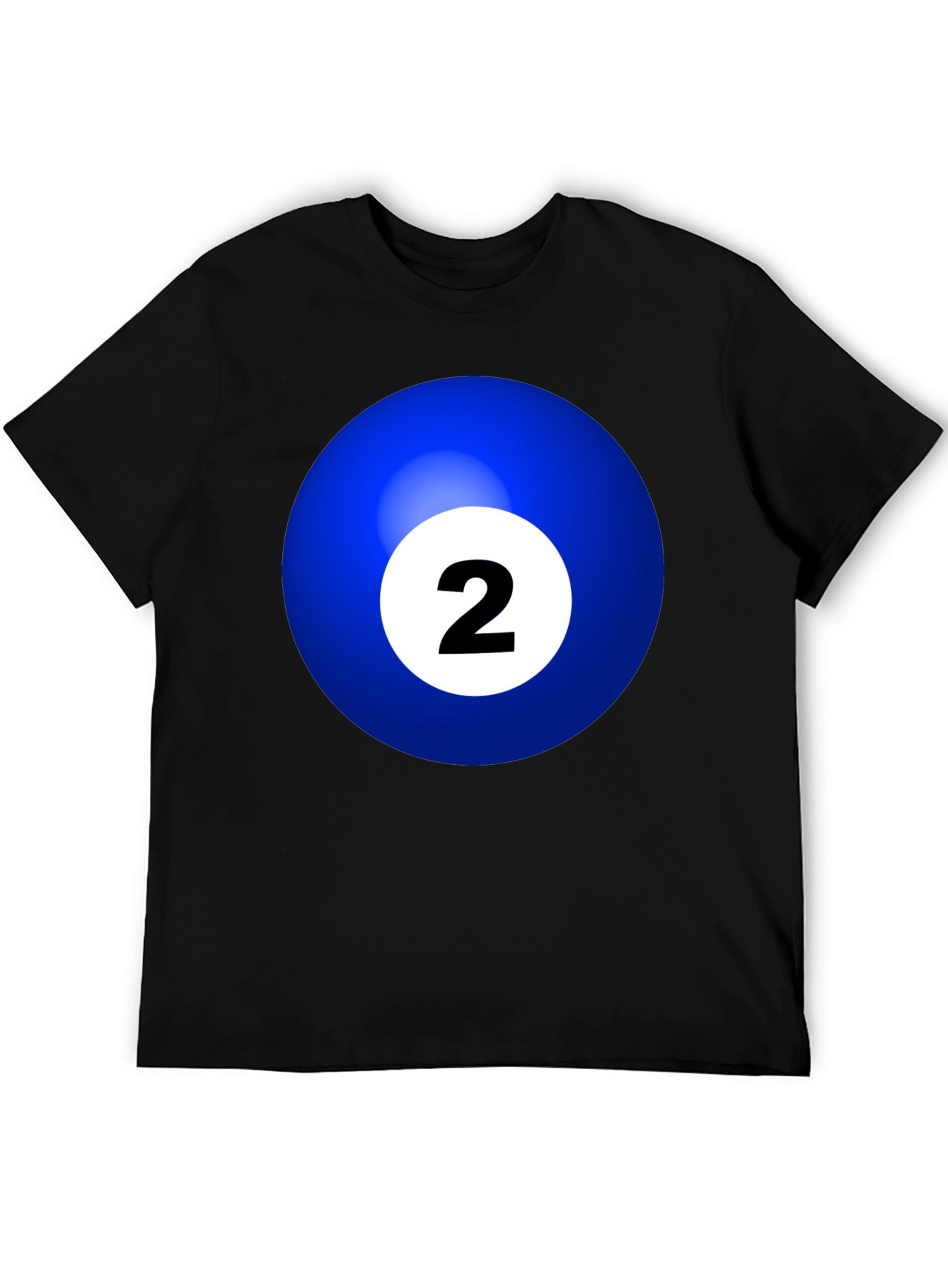 Blue Billiard Ball #2 T-Shirt