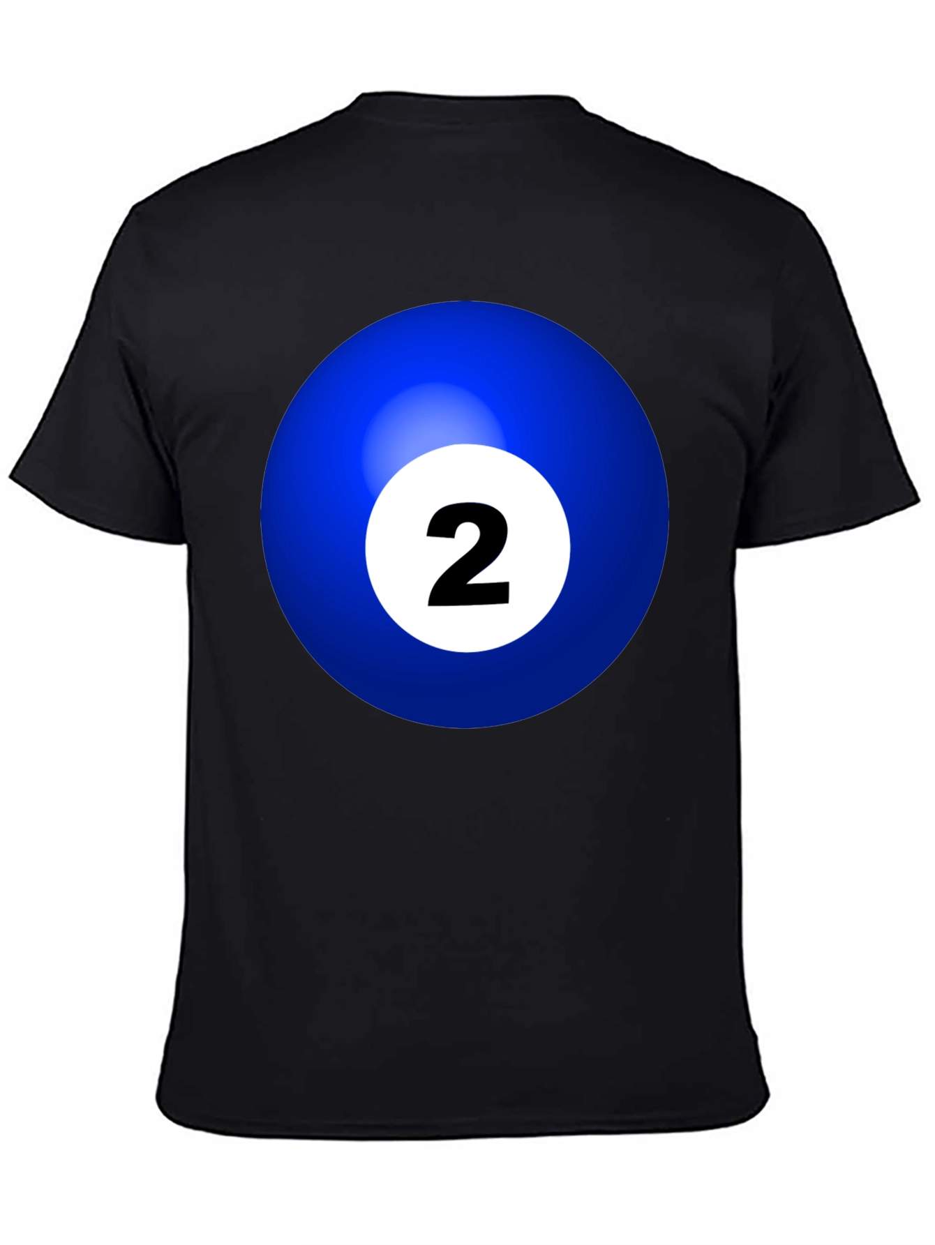 Blue Billiard Ball #2 T-Shirt