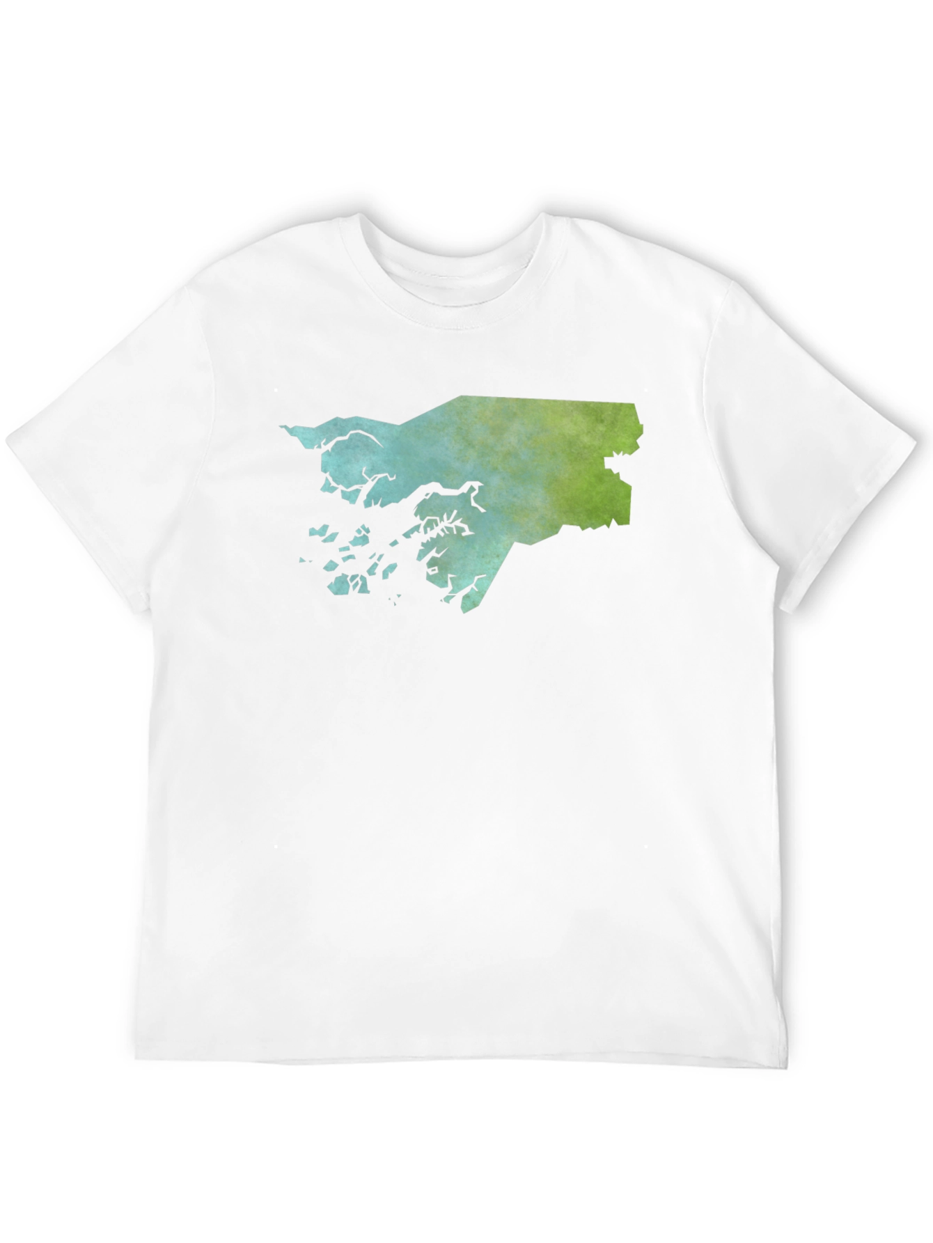 Guinea-Bissau Map T-Shirt - Coastal Islands Silhouette Tee