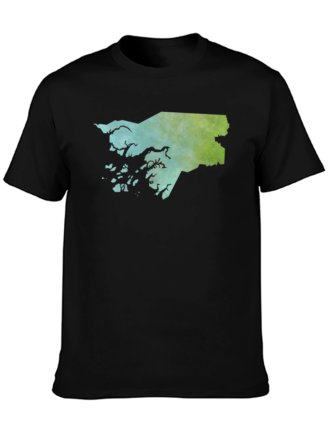 Guinea-Bissau Map T-Shirt - Coastal Islands Silhouette Tee