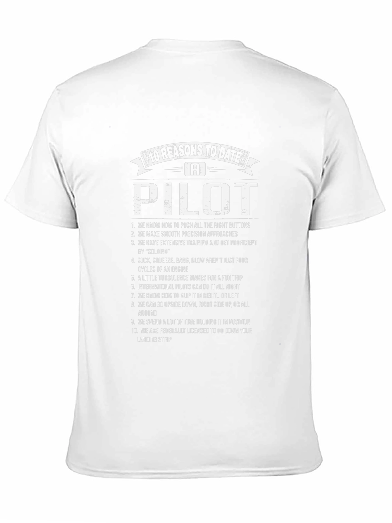 Pilot Reasons To Date Graphic Tee