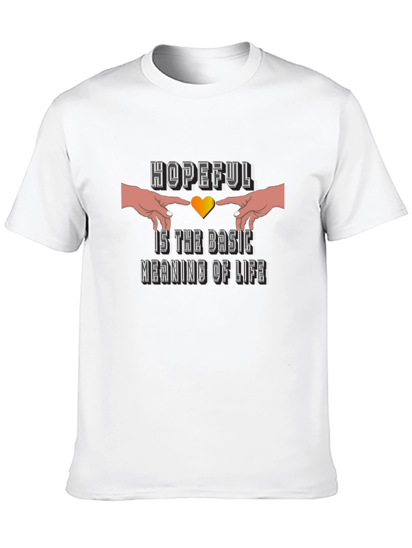Hopeful Meaning of Life Black Graphic Tee
