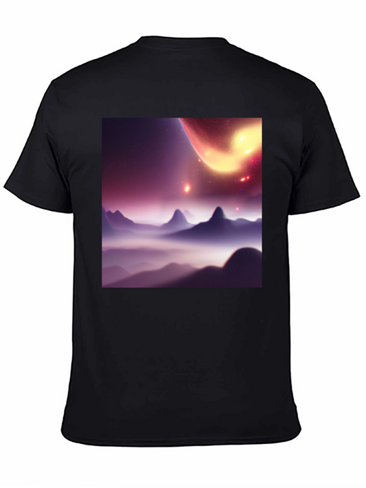 Cosmic Vista Black T-Shirt