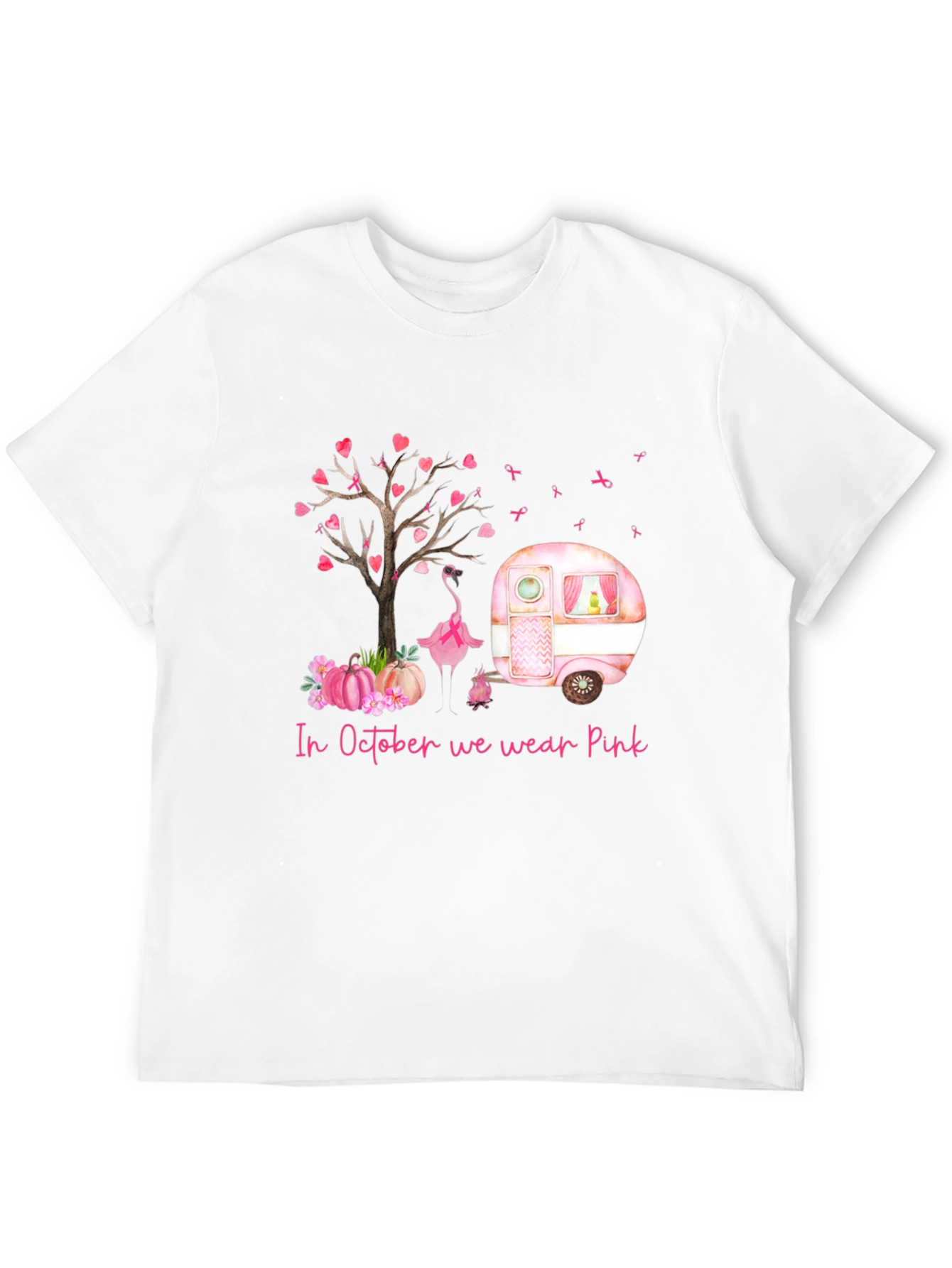 Pink October Awareness Camping Tee