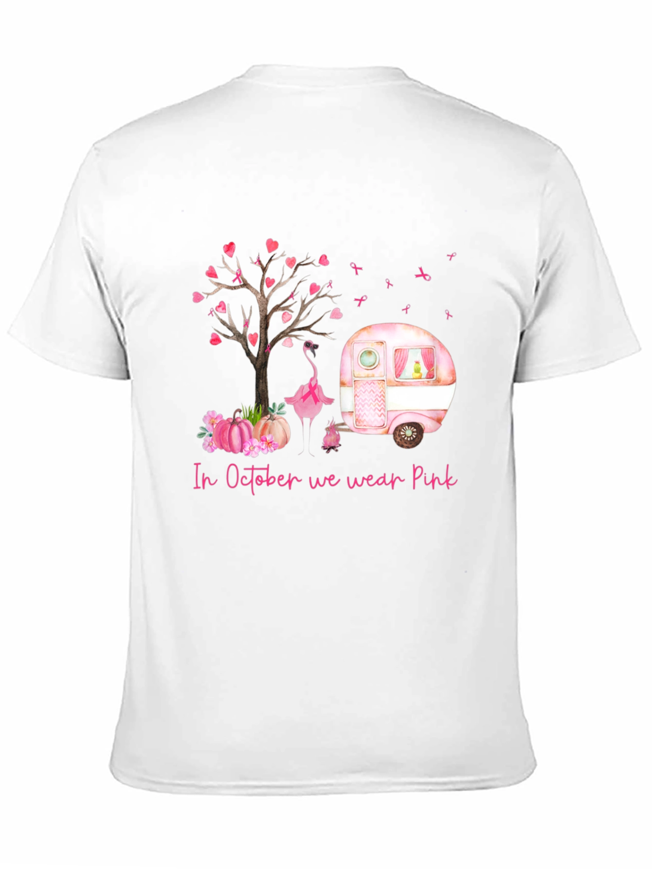 Pink October Awareness Camping Tee