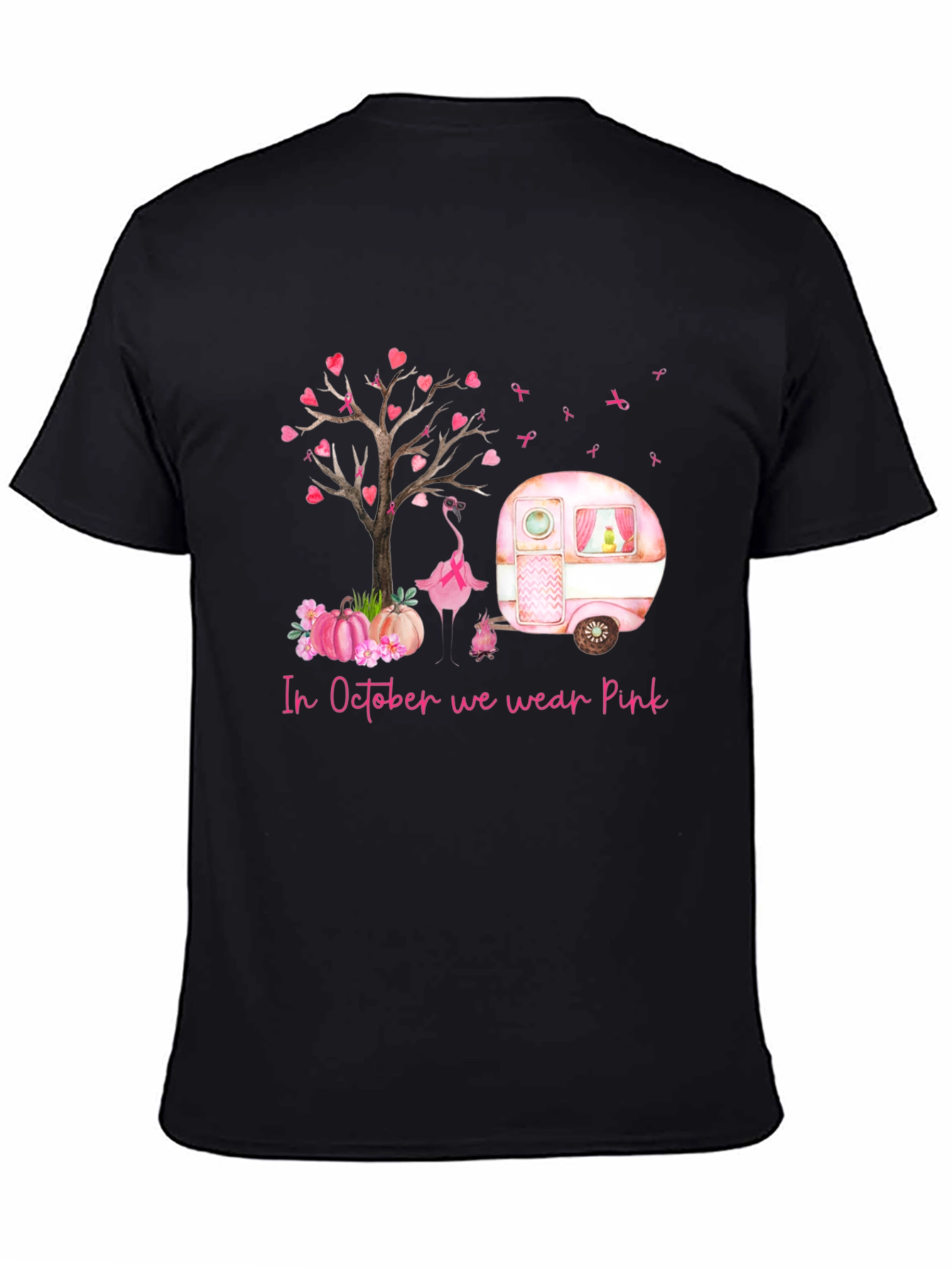 Pink October Awareness Camping Tee