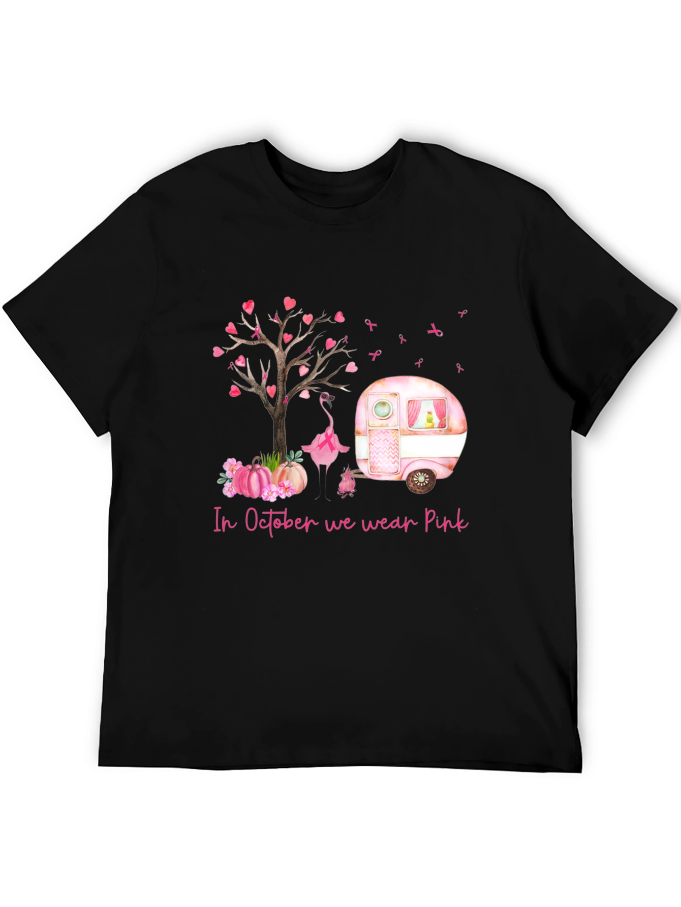 Pink October Awareness Camping Tee