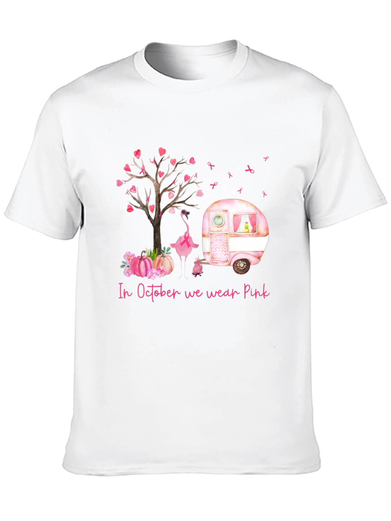 Pink October Awareness Camping Tee