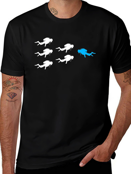 Diver Graphic Tee - Stand Out From The Crowd!