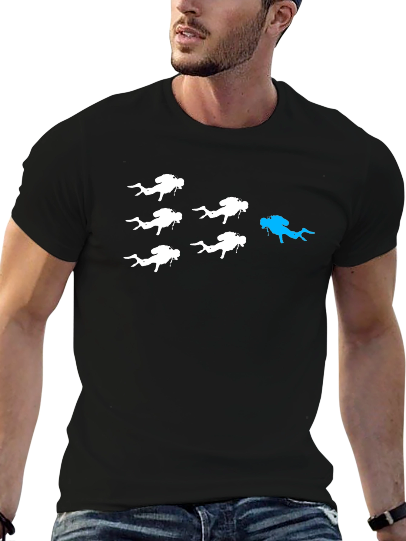 Diver Graphic Tee - Stand Out From The Crowd!